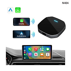Безжичен мултимедиен адаптер с CarPlay и Android Auto – N404 - Sellzone.bg Безжичен мултимедиен адаптер с CarPlay и Android Auto – N404